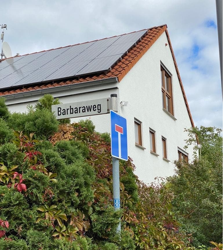 Das Haus, in dem mein Studio ist.